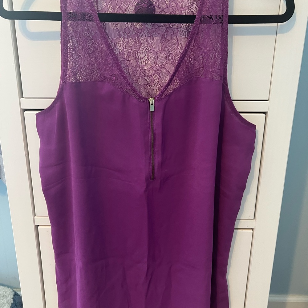 Express Violet Lace Top